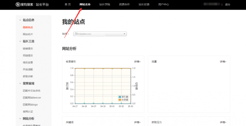 搜狗站长平台